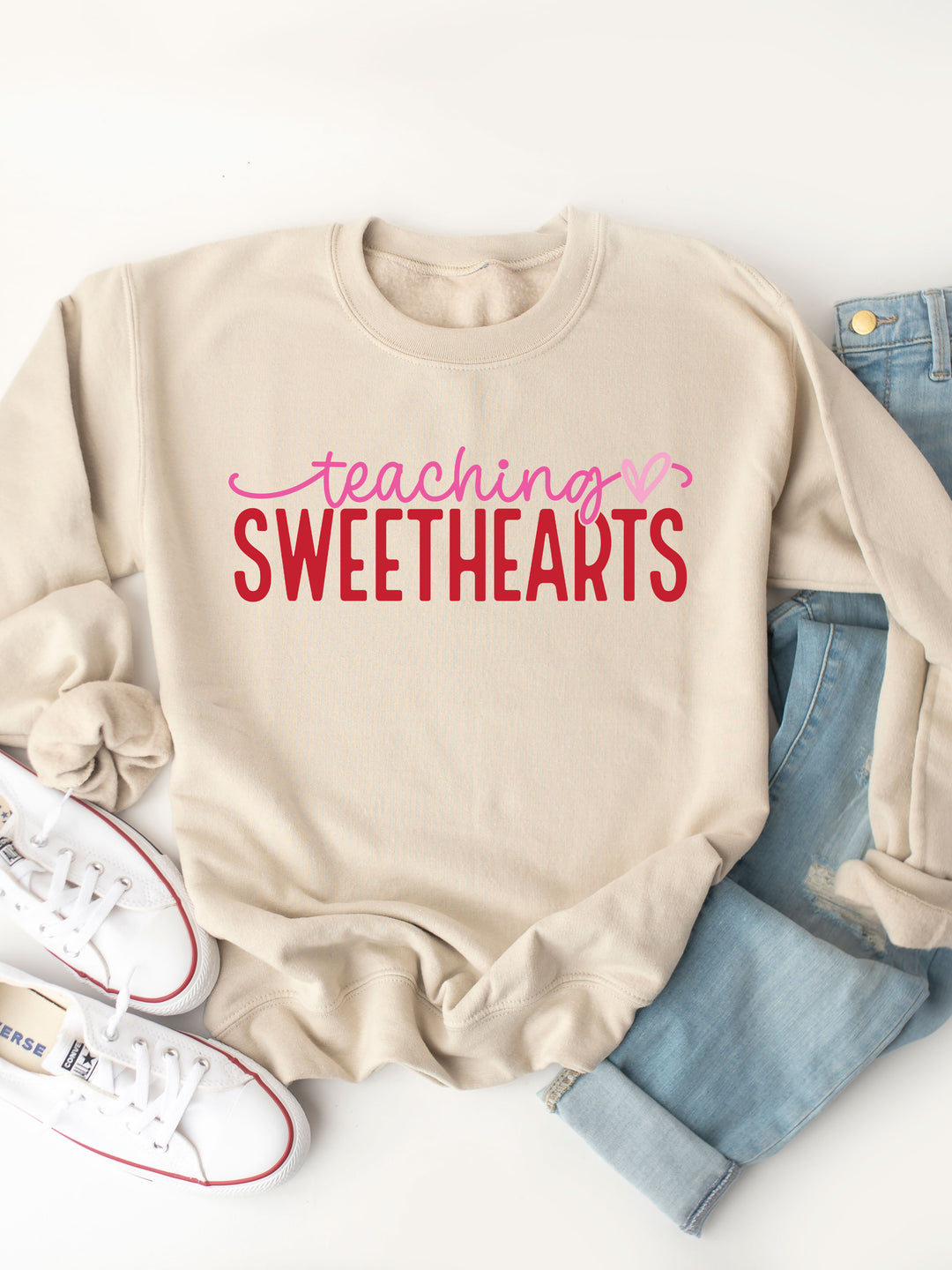 Teaching Sweethearts Graphic Sweatshirt