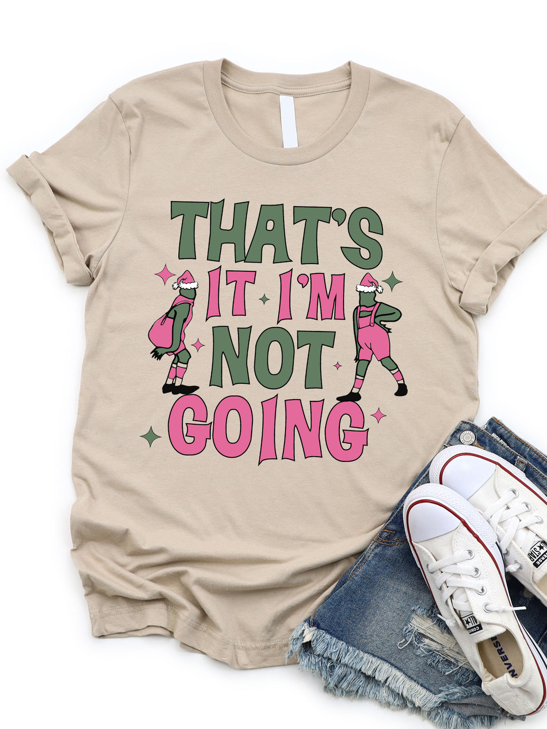 That's it I'm not going Grinch Graphic Tee