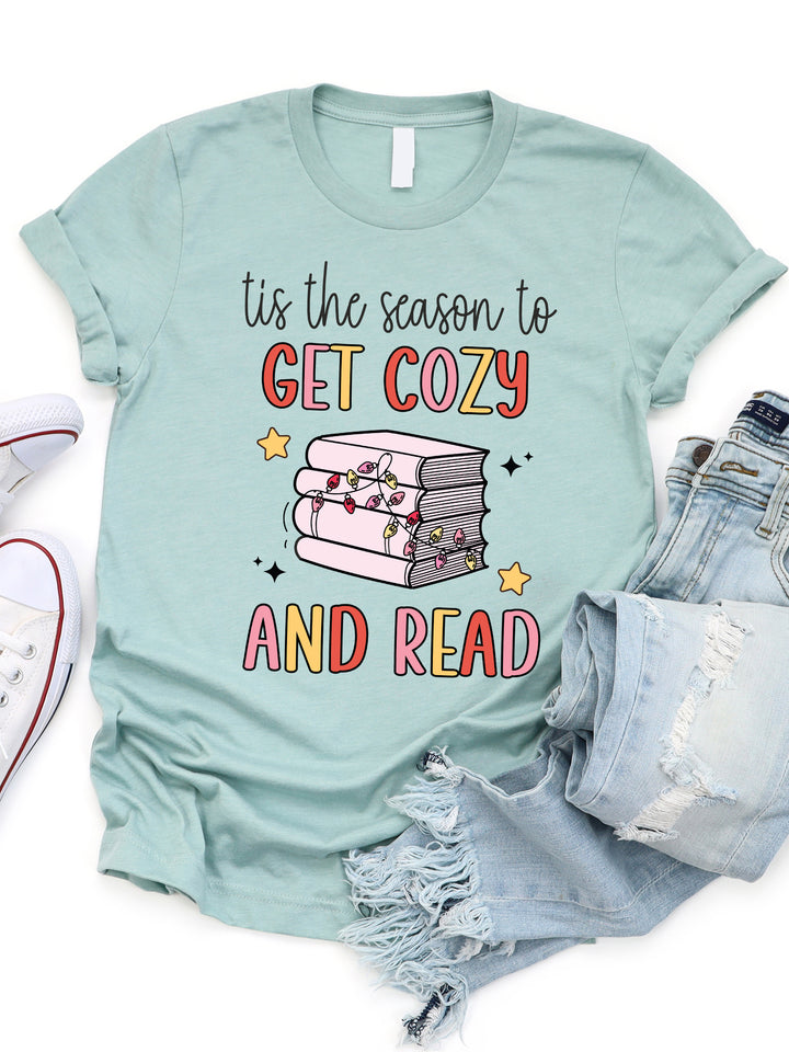 Tis the Season to get Cozy and Read Graphic Tee