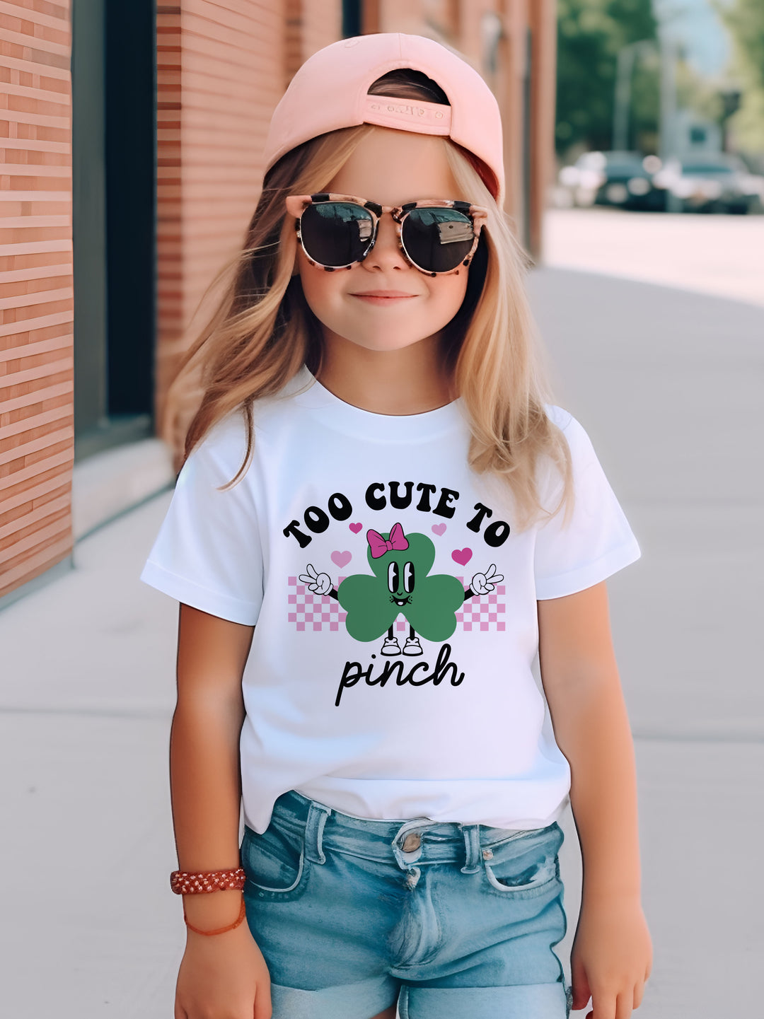 Too Cute To Pinch Kids Graphic Tee