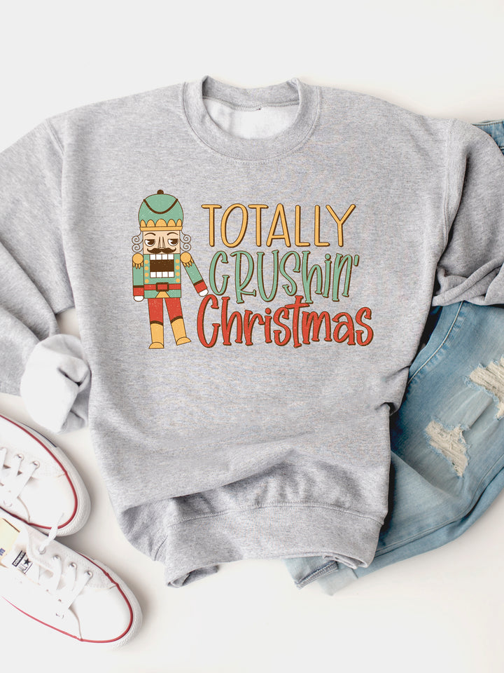 Totally Crushing Christmas - Graphic Sweatshirt