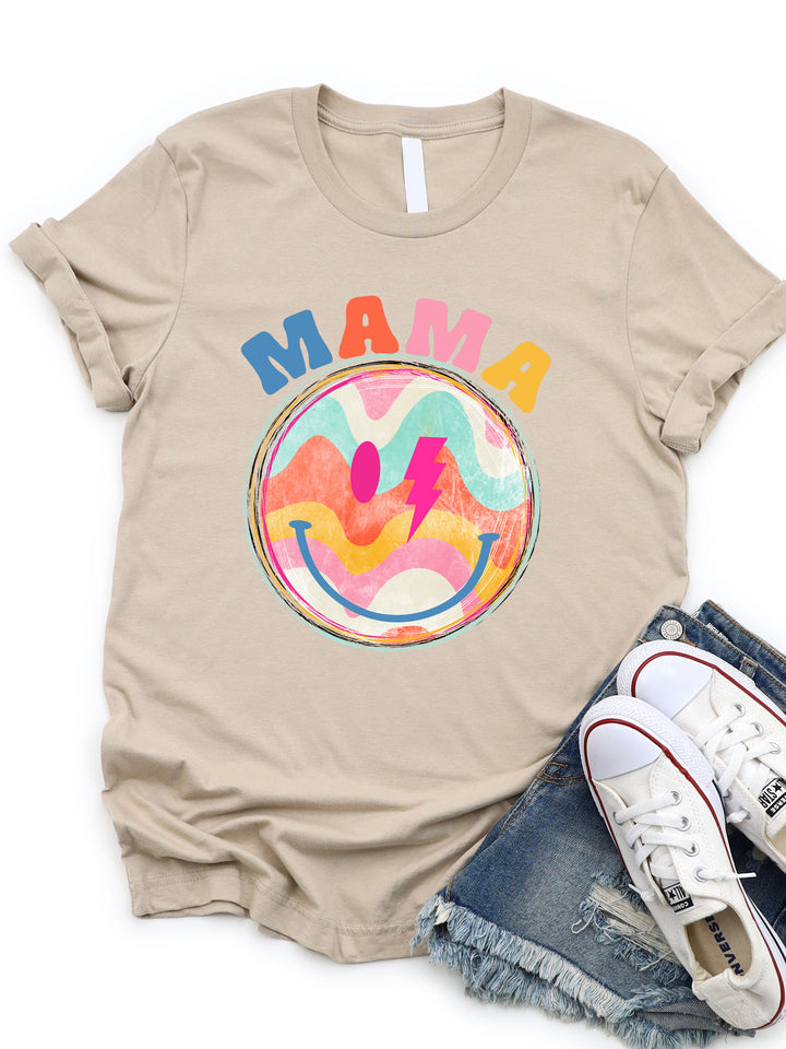 MAMA Watercolor Smile - Graphic Tee