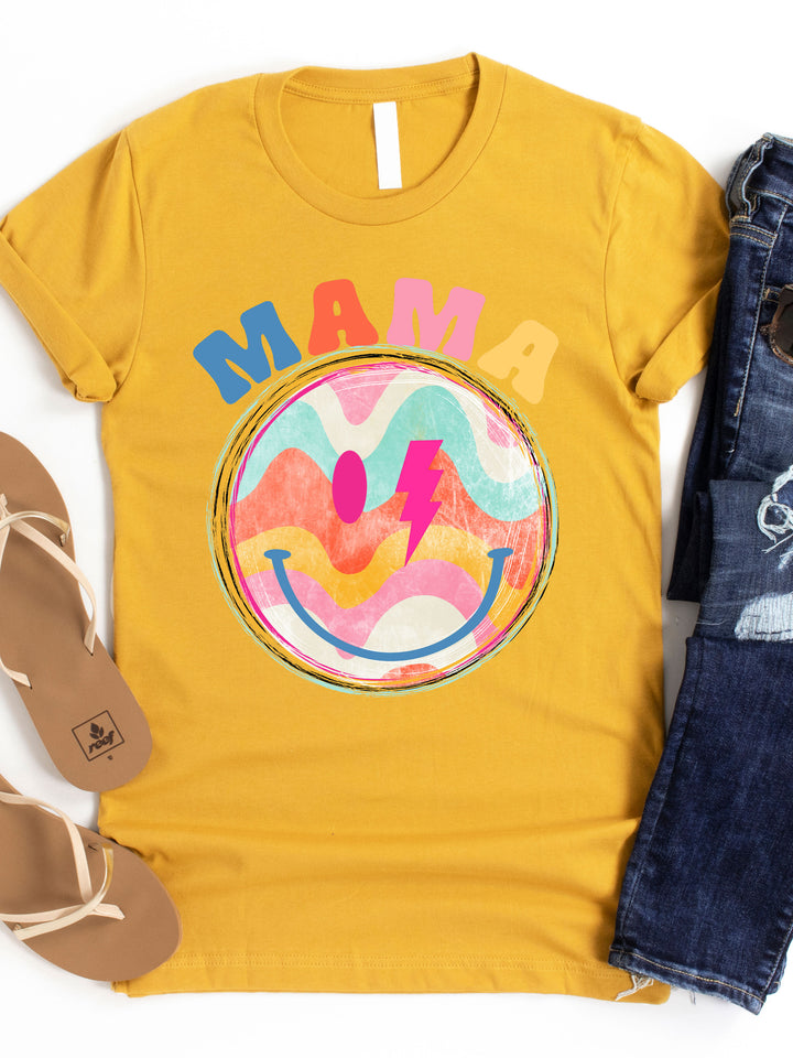 MAMA Watercolor Smile - Graphic Tee