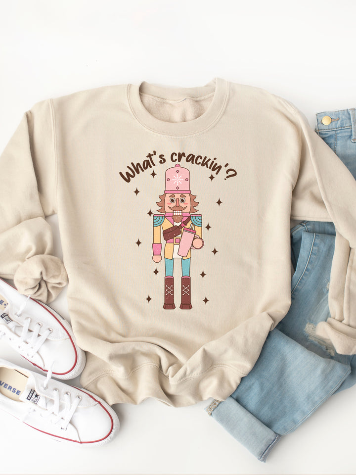 What's Crackin Stanley Nutcracker - Graphic Sweatshirt