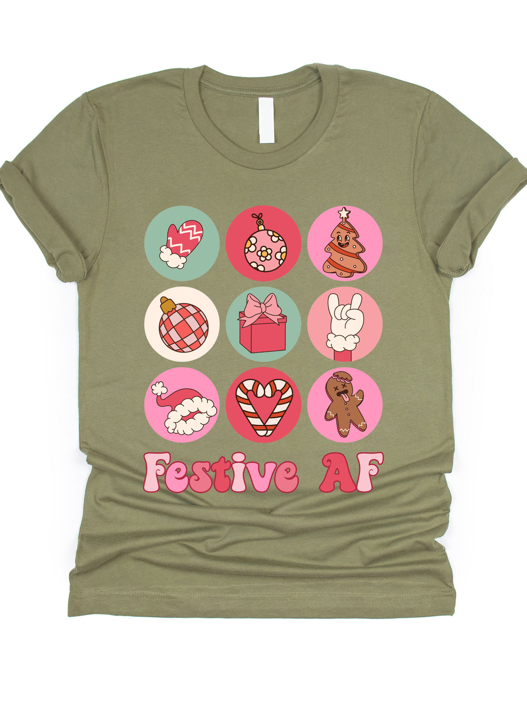 Christmas Icon Festive AF Graphic Tee