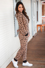 The Sterling Pajama Sets - Brown Leopard