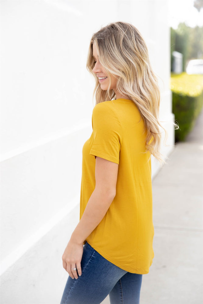 The Bliss Top - Mustard