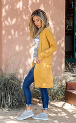 The Aubrey Cardigan - Mustard