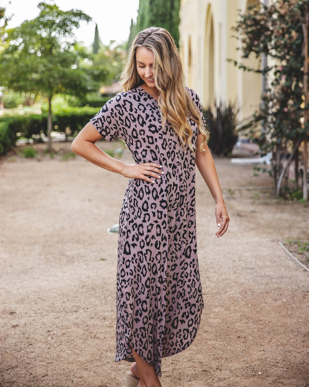 Leopard Relaxed Maxi Dress