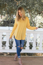 The Mia Top - Yellow - Tickled Teal LLC