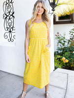 Striped Rayne Dress - Yellow
