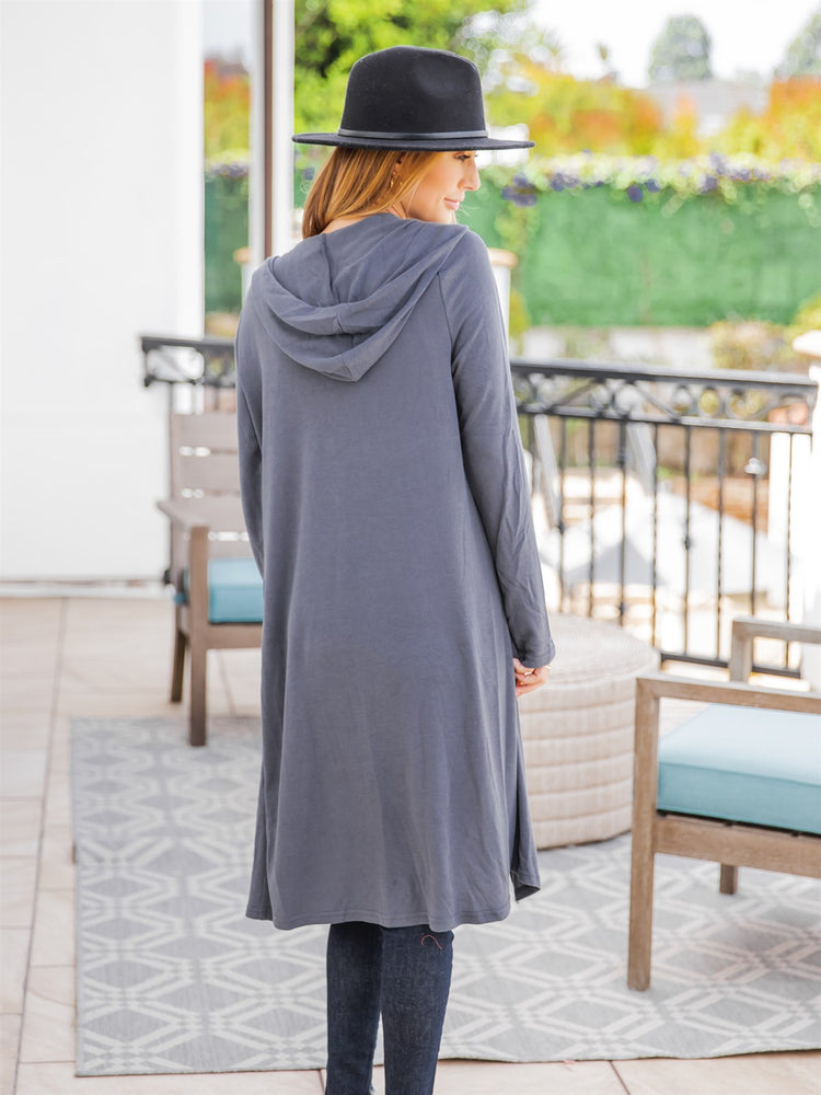 Perla Cardigan - Charcoal