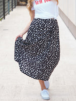 Annabelle Skirt - Black Dot