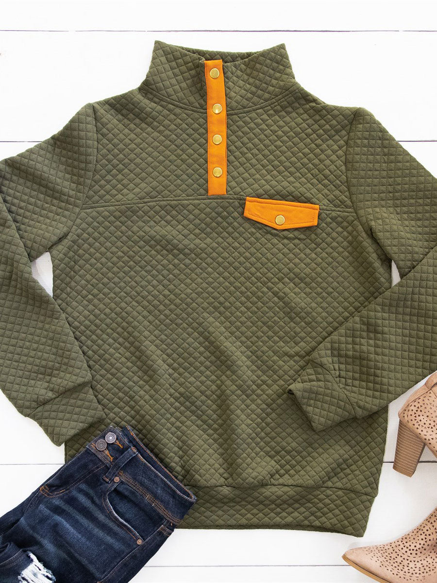 Kennedy Quilted Pullover
