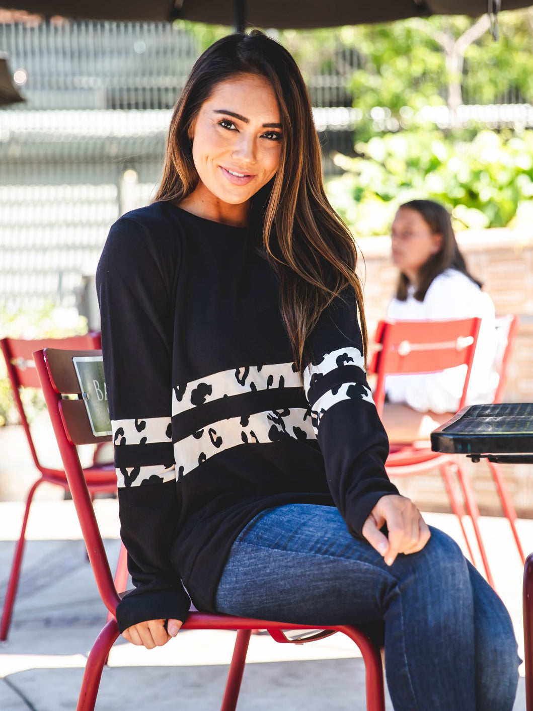 Pattern Stripe Ruby Pullover