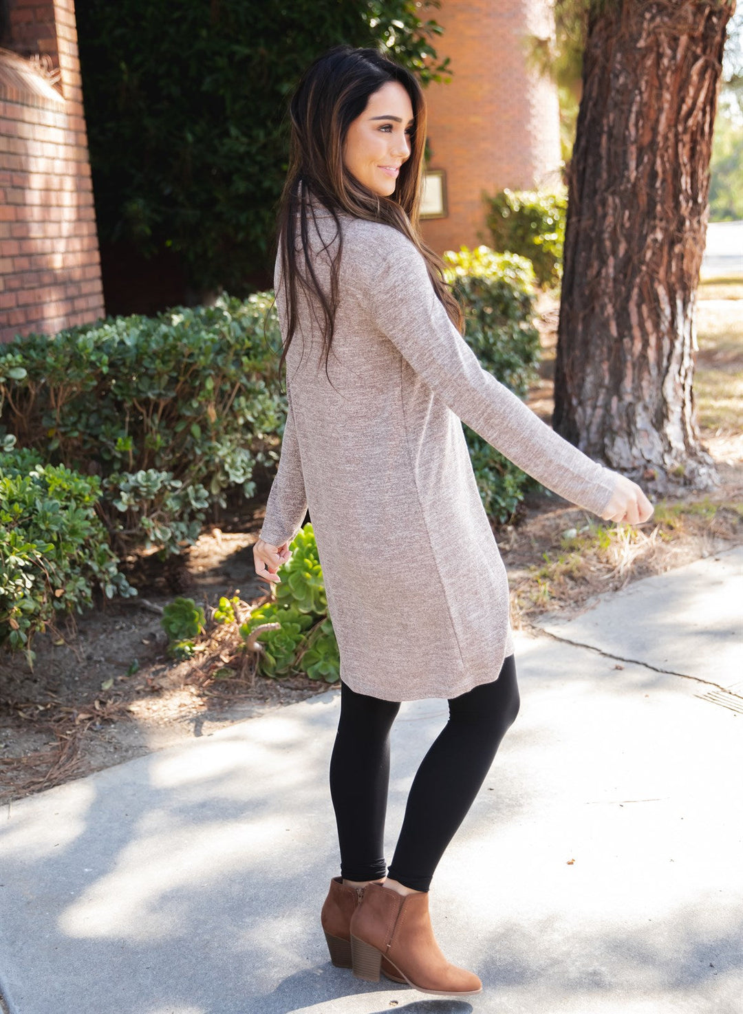 Long Sleeve Cowl Neck Mika Dress