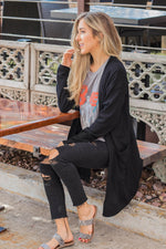 Blake cardigan - BLACK