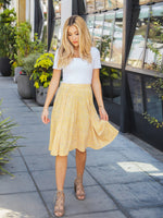 Cori Skirt - Yellow Floral