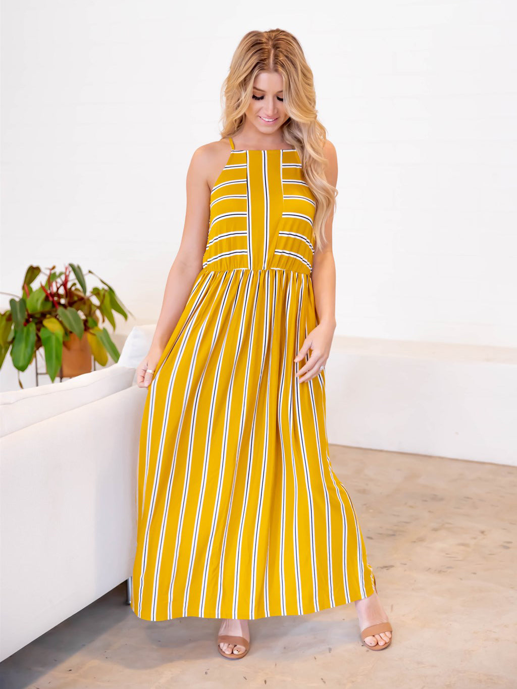 Dawn Maxi Dress - Yellow