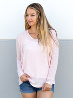 Lightweight Summer Sweater - Blush Pink