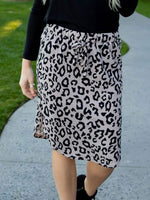 Leopard Weekend Skirt - Gray - S-3X