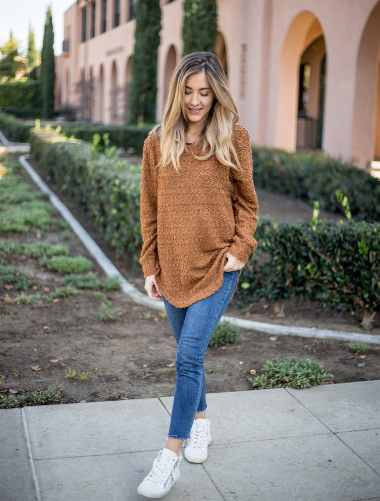 The Callie Sweater - Brown