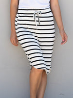 Stripe Weekend Skirt - White Stripe