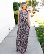 The Maisey Tank Dress - Taupe