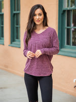 Lightweight Aliah Sweater - Purple