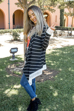 The Harlow Cardigan - Black - Tickled Teal LLC