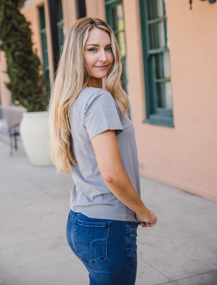 Cora Top - Gray