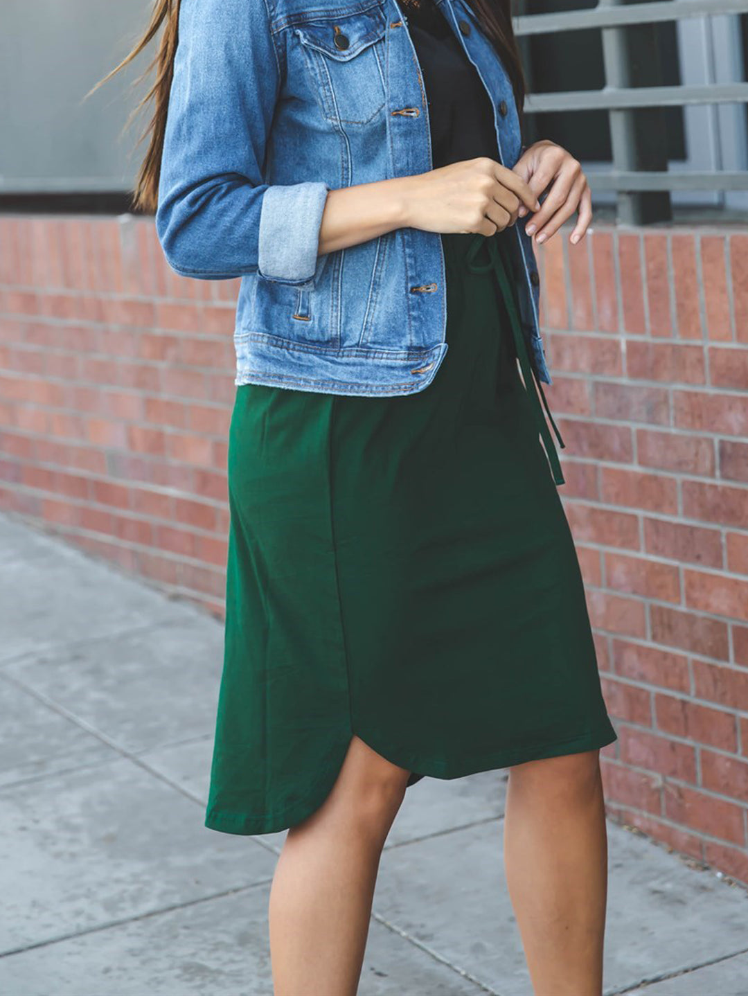 Solid Weekend Skirt - Green