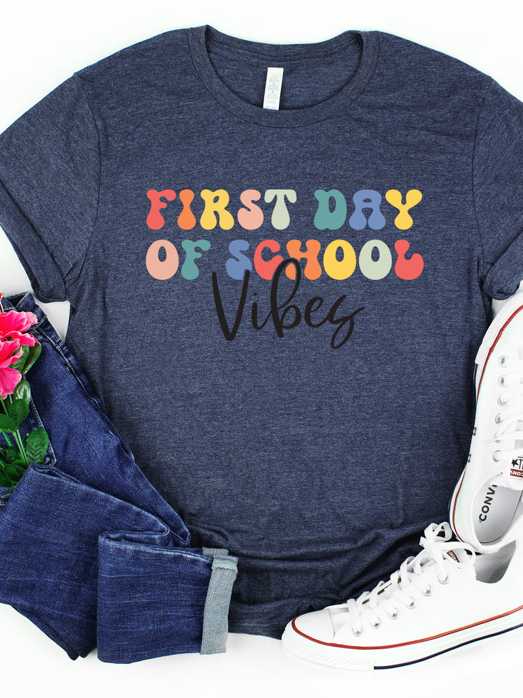 First Day of School Vibes Graphic Tee