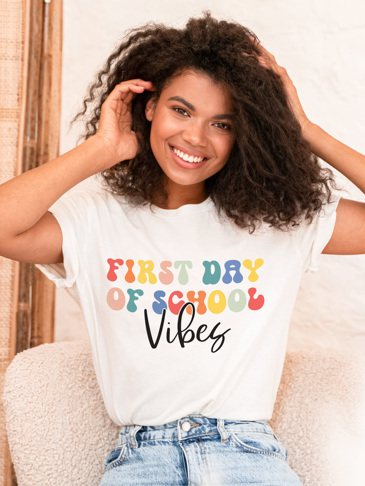 First Day of School Vibes Graphic Tee