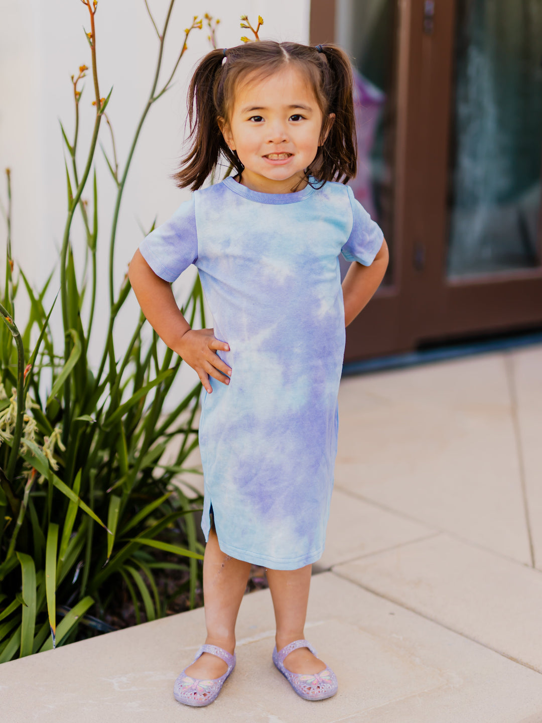 Girls Tie Dye T-Shirt Dress Girls Tie Dye T-Shirt Dress