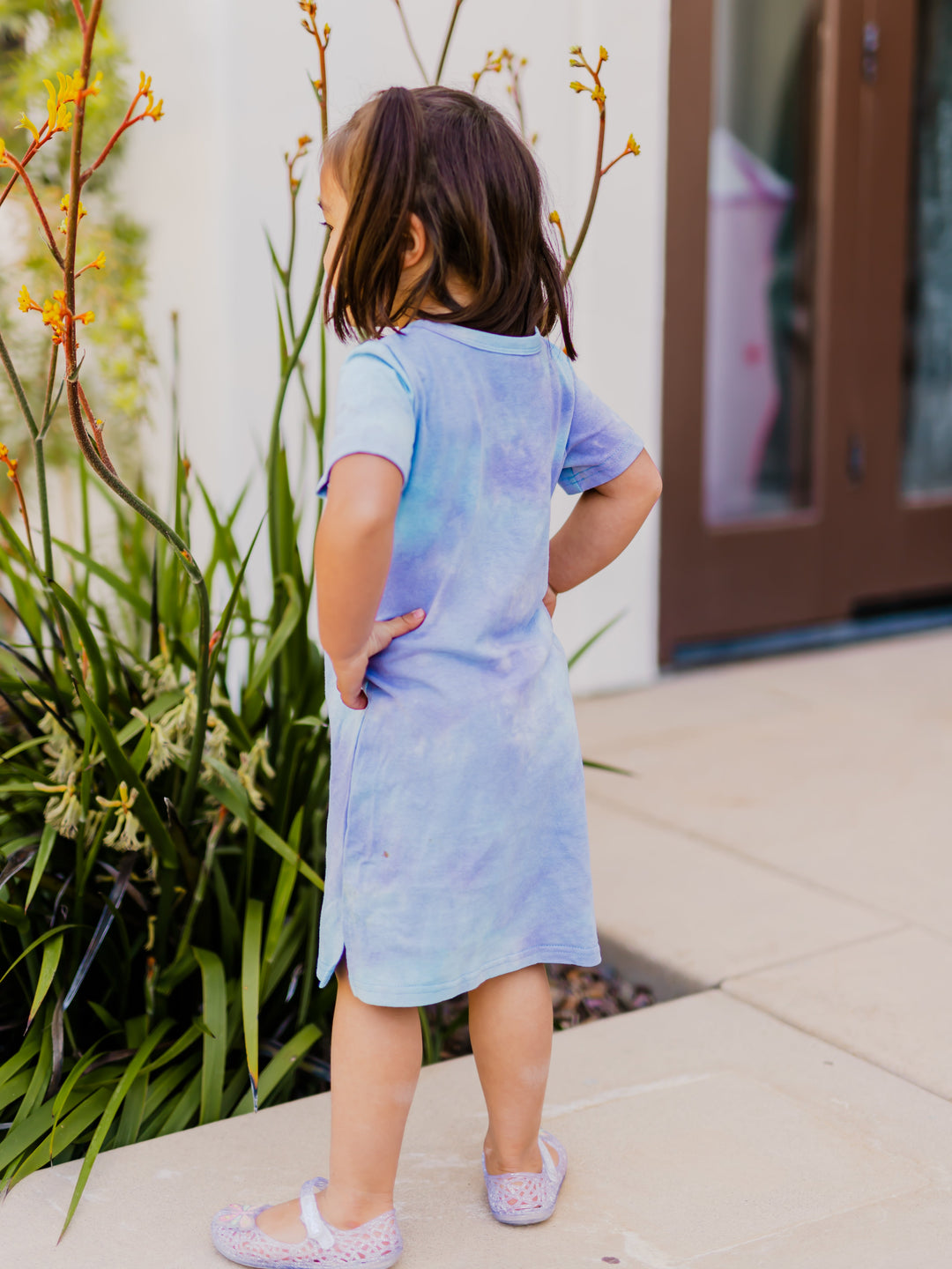 Girls Tie Dye T-Shirt Dress - Stylish and Comfortable Tickled Teal LLC Girls Tie Dye T-Shirt Dress - Stylish and Comfortable Tickled Teal LLC