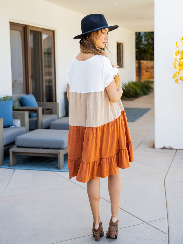 The Kane Dress - Orange