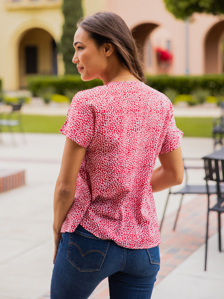 The Jayce Top - Red