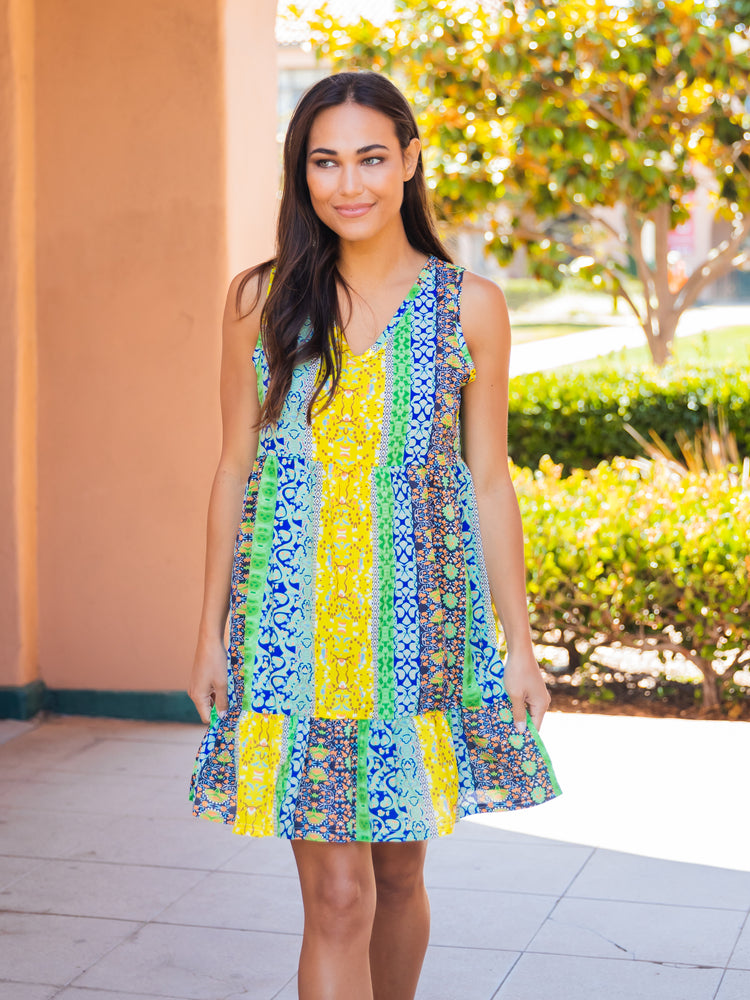 Amber Tank Dress - Green