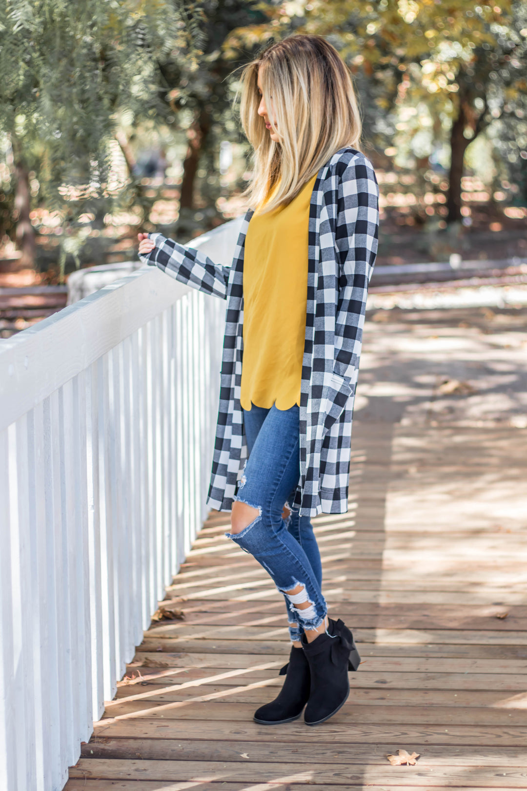 The Harper Cardigan - White - Tickled Teal LLC