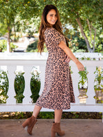 The Lily Dress - Brown Leopard