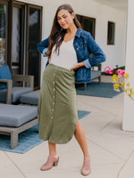 The Lyla Skirt - Olive