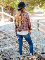 Maia Blazer - Dark Brown Cheetah