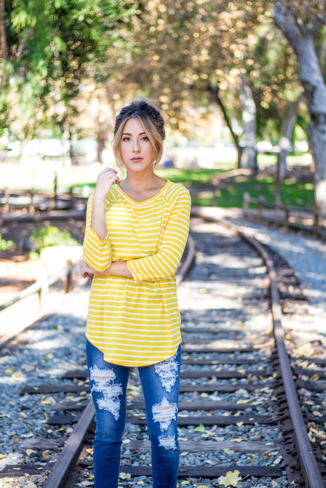 The Nova Top - Yellow