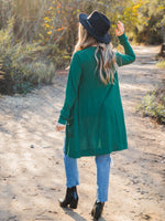 Solid Alisha Cardigan - green