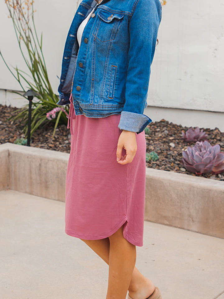 Weekend Skirt - Rose Pink