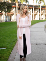 Duster Cardigan - Pink