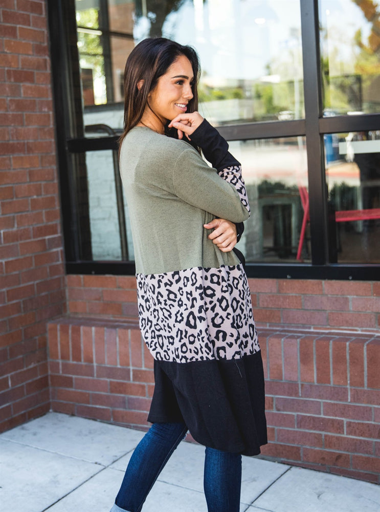 The Briana Cardigan - Olive