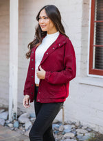 Hollie Quilted Jacket - Red