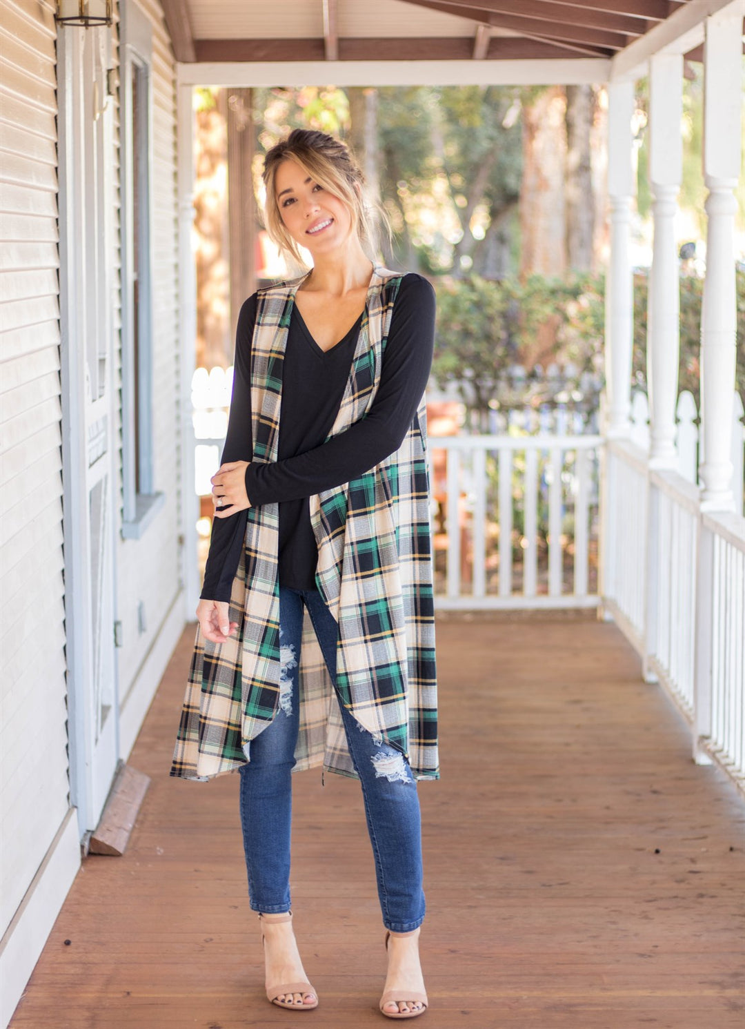 The Briley Vest - Green